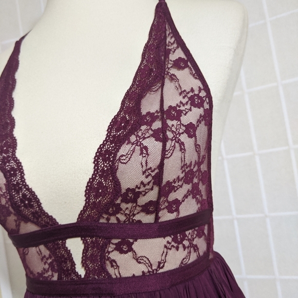 VICTORIA'S SECRET COLLECTION Babydoll Nightie Lace Red - Picture 6 of 10